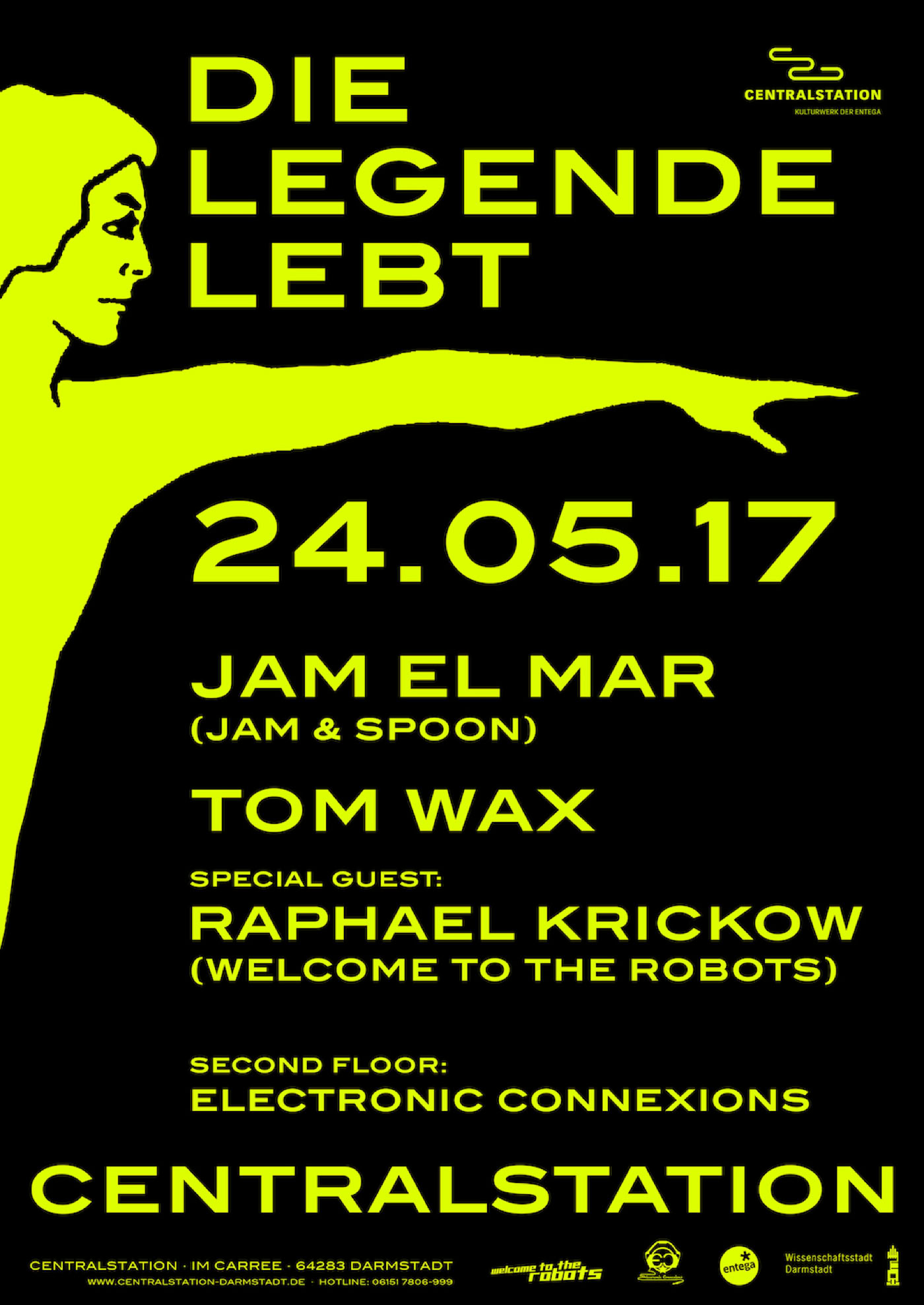 Welcome To The Robots at Centralstation Darmstadt 24.05.2017 Die Legende Lebt